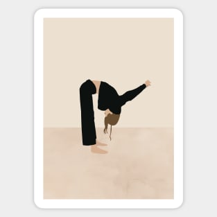 Yoga Girl #illustration #digitalart Sticker